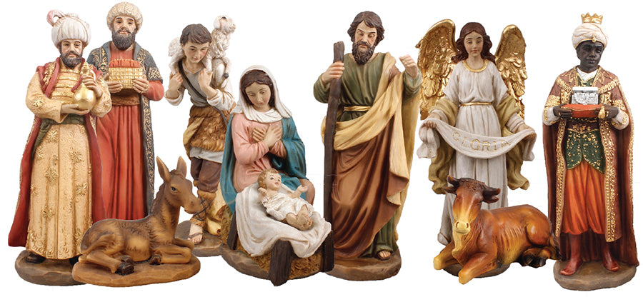 Nativity Set/Resin/10 Figures. 6 inch