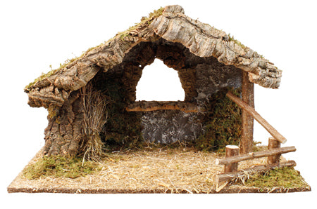 Nativity Shed/No Figures 12inch