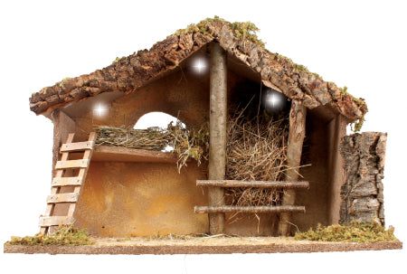 Nativity Shed LED Lights 15 1/2inch