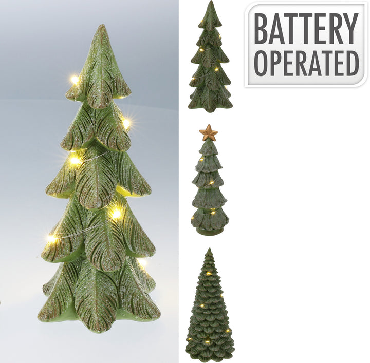 Christmas Tree with LED Lights 21 cm