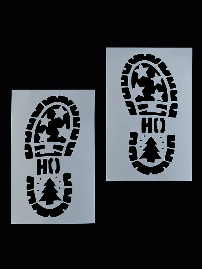 Santa Boot Stencil