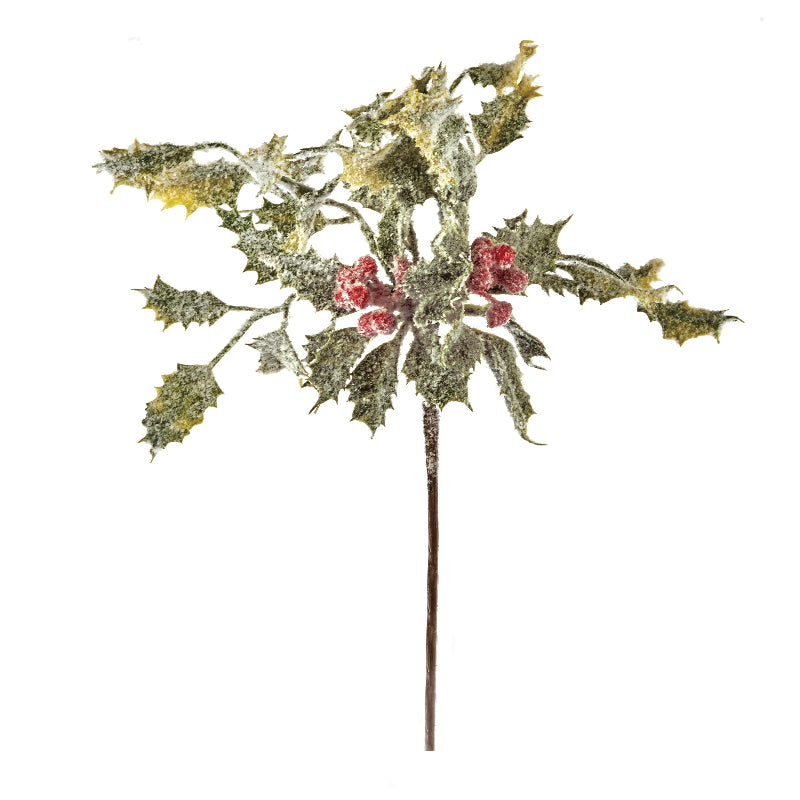 30cm Holly Berry Pick