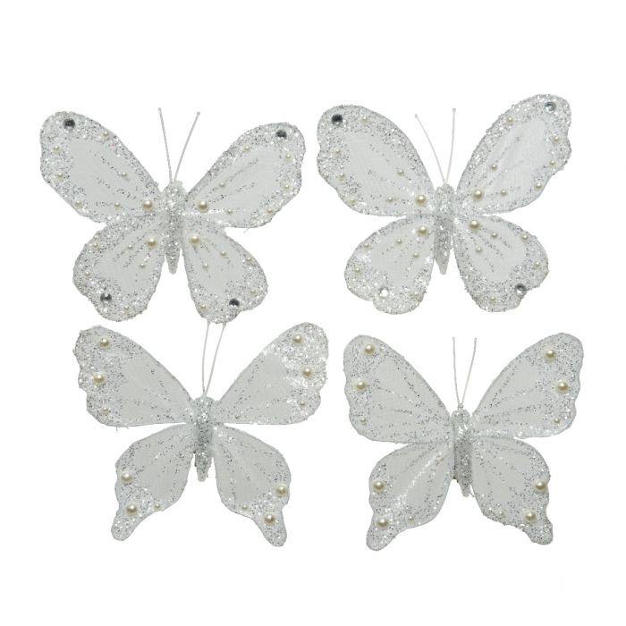 Butterfly Polyester Clip-On Decoration