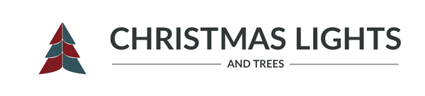 Christmas Lights and Trees Logo