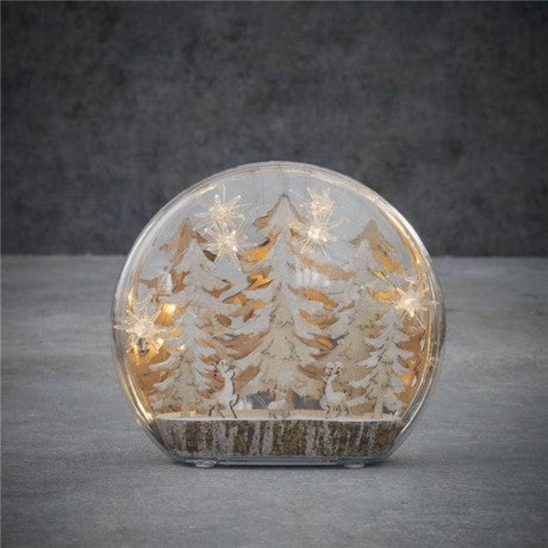 Winter Scene Tree 22cm