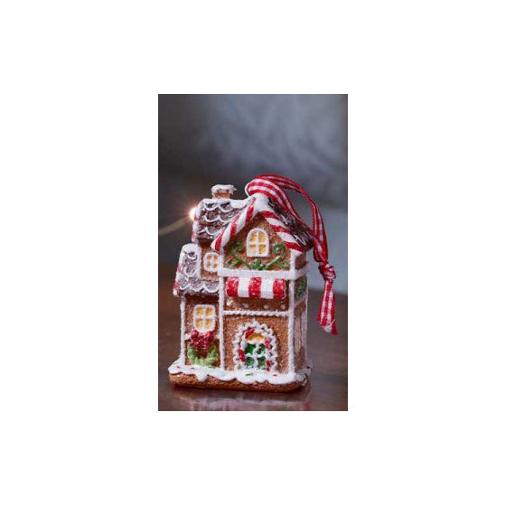 Gingerbread Townhouse Pendant