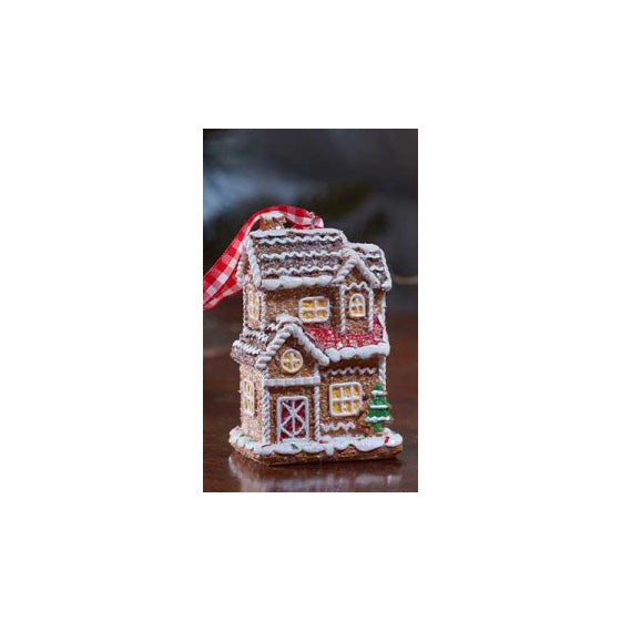 Gingerbread Townhouse Pendant