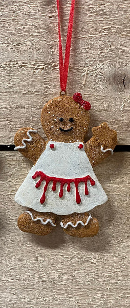 12cm Gingerbread Hanger