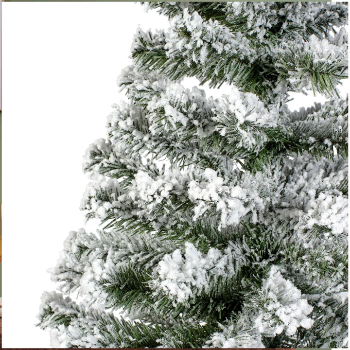 Imperial Mini Snowy Christmas Tree with Jute Base