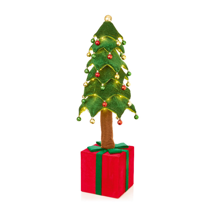 Battery Operated Christmas Tree With LED Lights