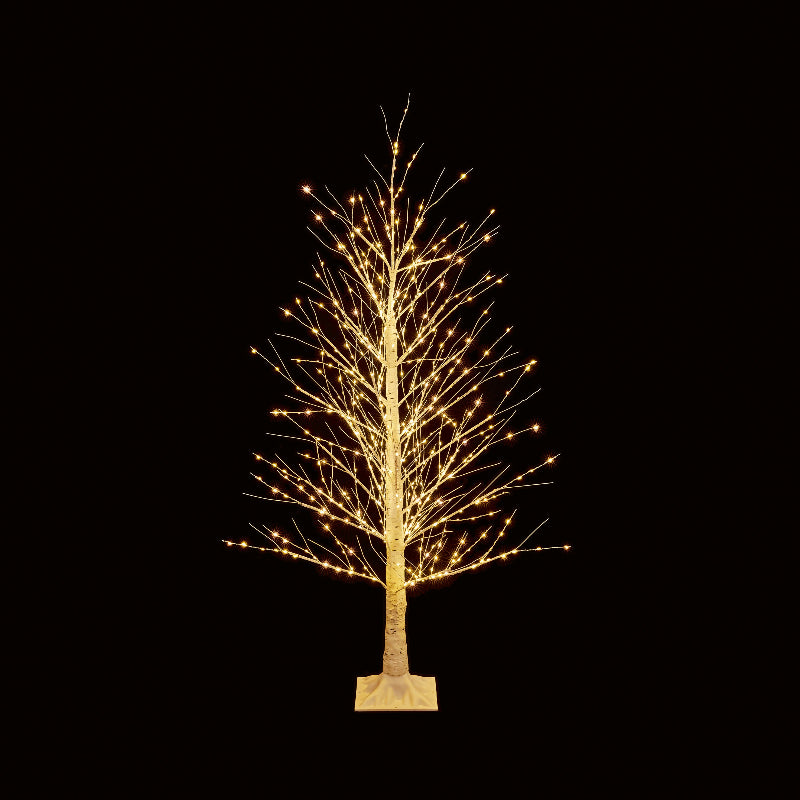 Birch Tree With Warm White Twinkle Effect LEDs