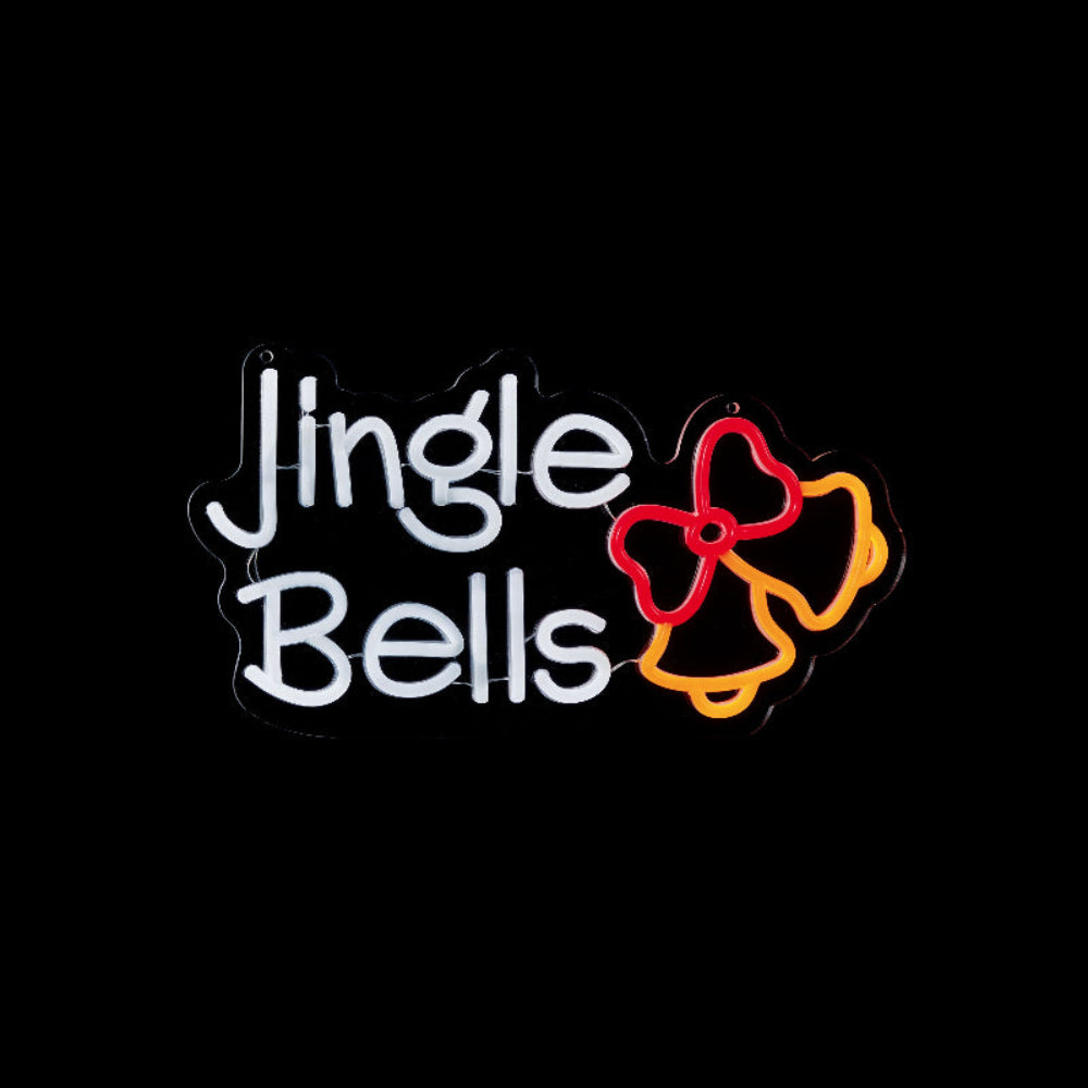 40cm Jingle Bells Hanging Lit Neon Sign