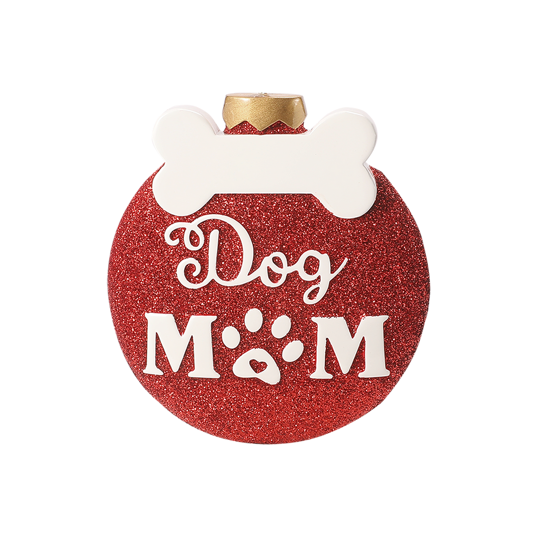 Dog Mom Personalised Tree Decoration