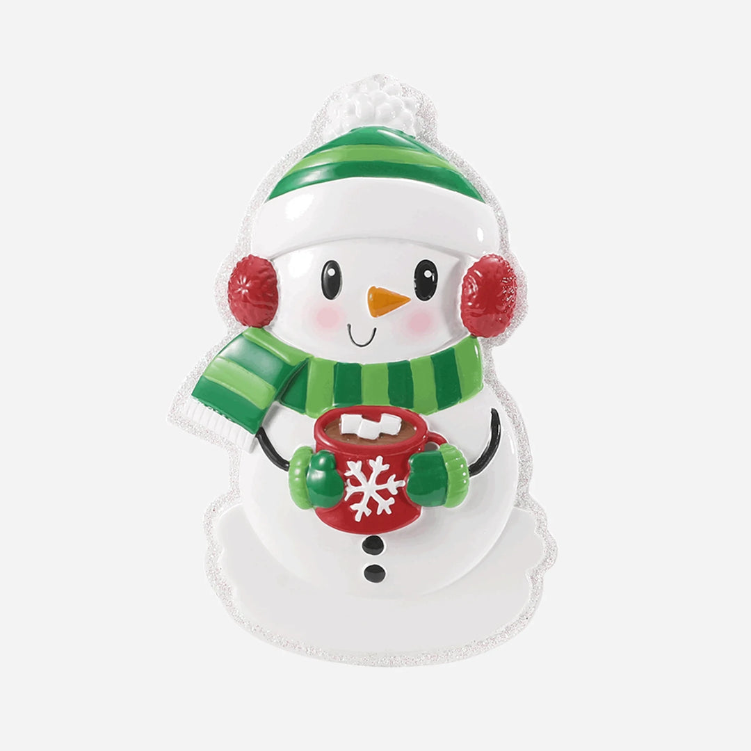 Classic Character - Snowman Personalised Tree Decoration