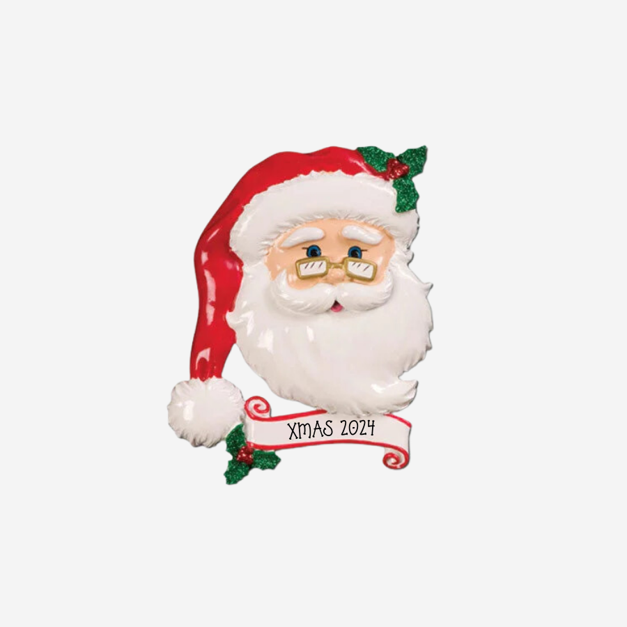 Jolly Santa Personalised Christmas Decoration