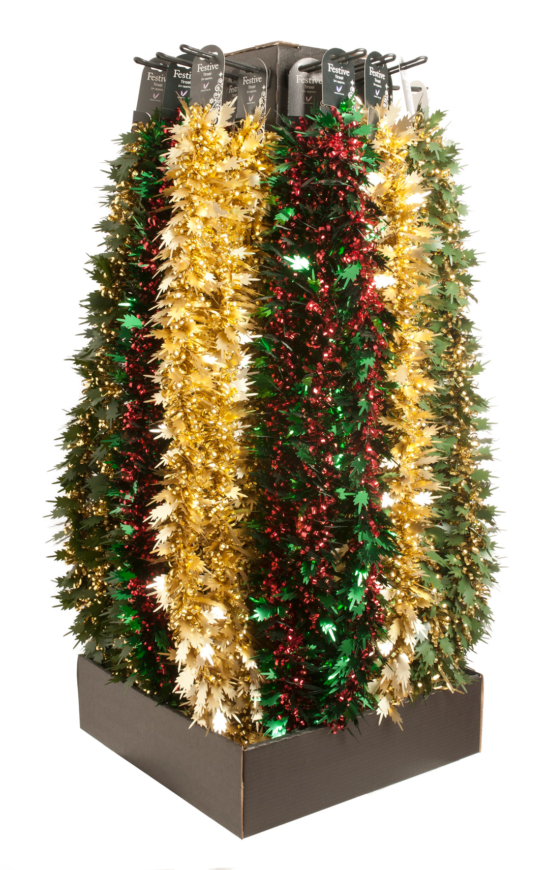 Festive Fern Leaf & Loop Tinsel