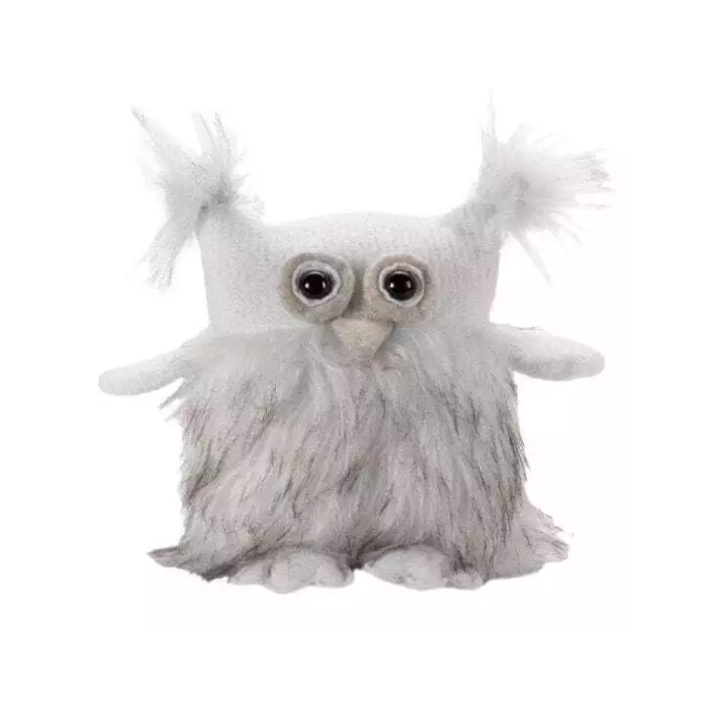 Fuzz Owl Christmas Plush Decoration