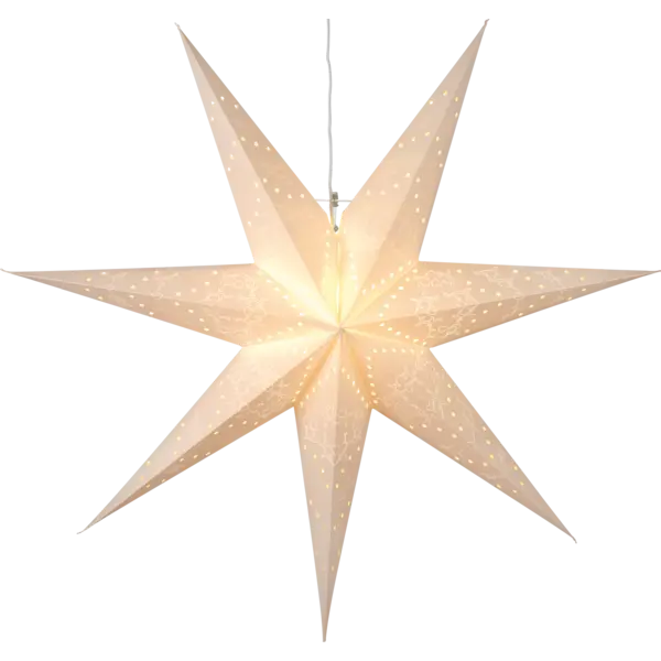 Battery Operated LED Paper Star