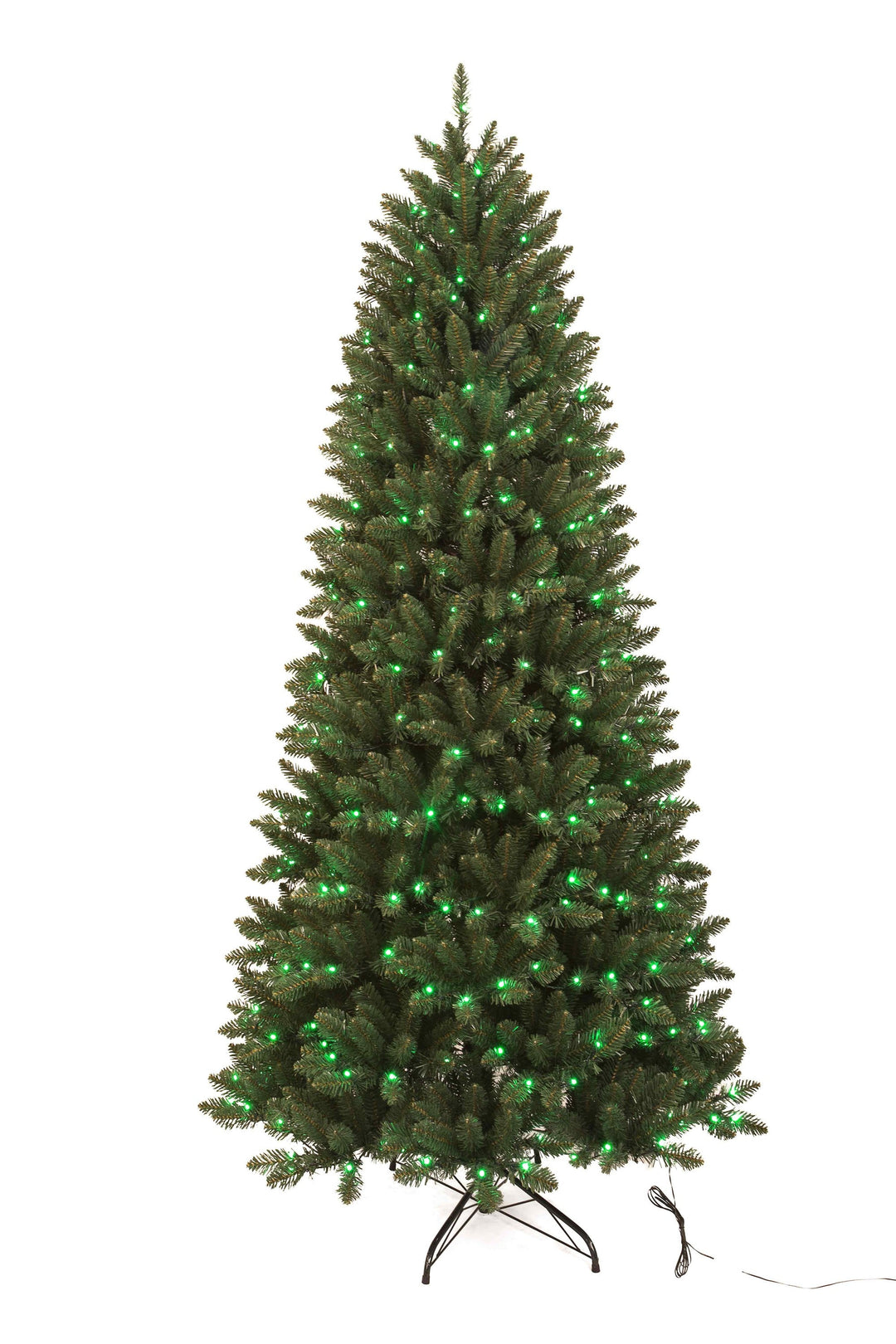 8ft pre lit Wicklow Fir Christmas tree with 470 LEDs