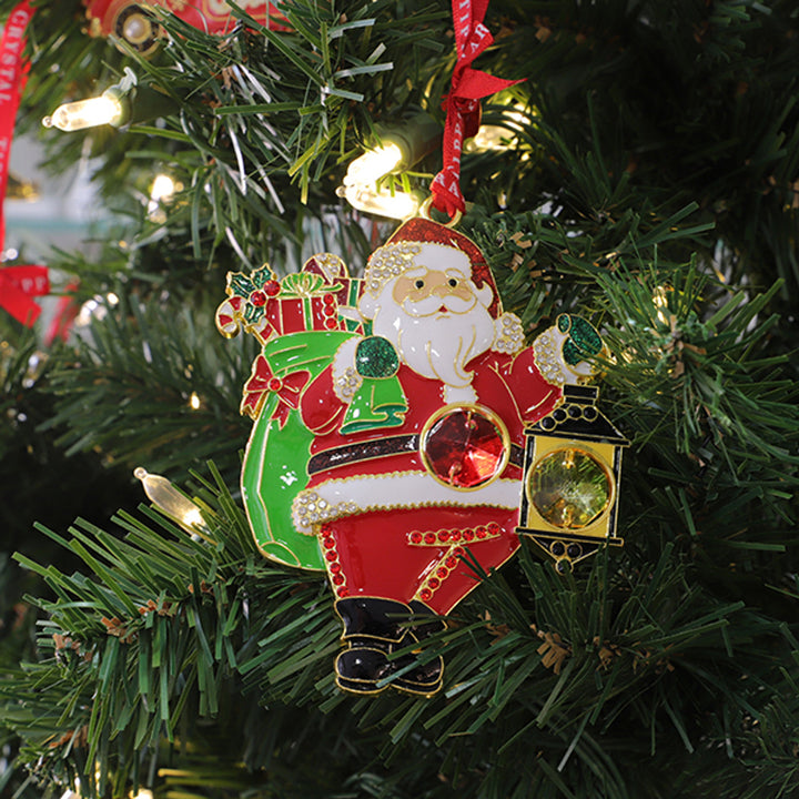 Gem Christmas Decoration - Santa & Lantern