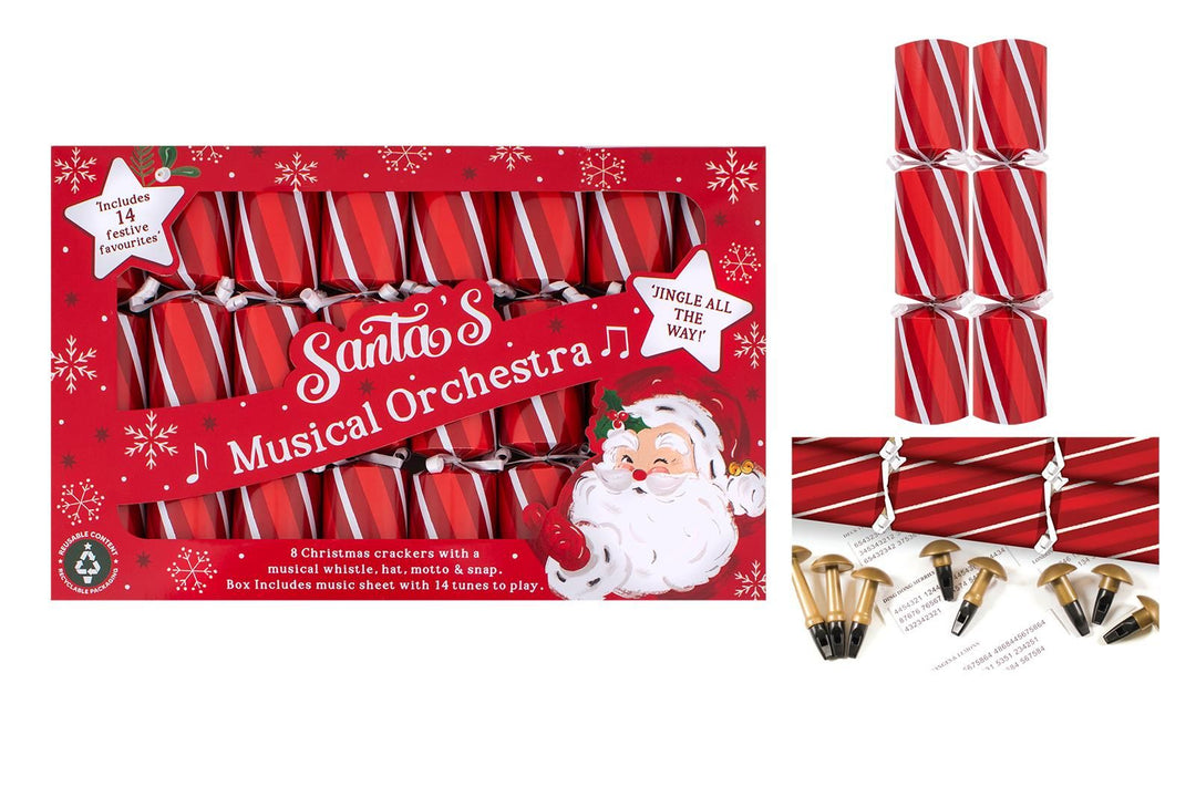 9.5" Christmas Crackers (Pack of 8)