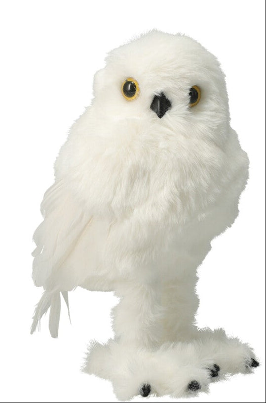 White plush owl toy
