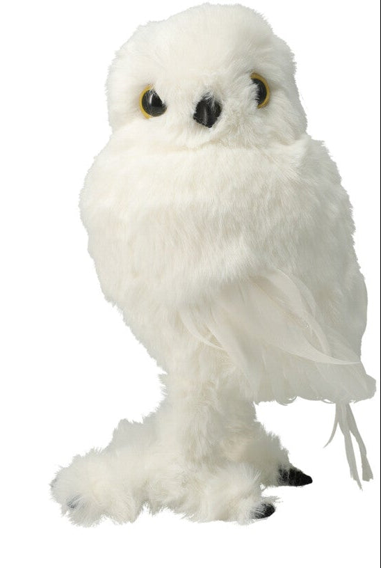 White plush owl toy