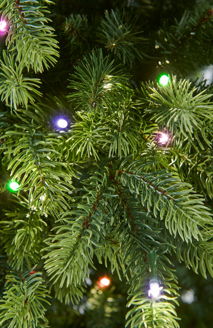 7.5ft Oakley Fir Pre Lit Christmas Tree - close up of the branches