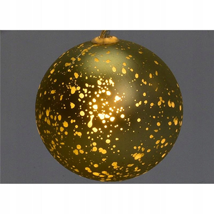 LED Baubles On String 16 Pack