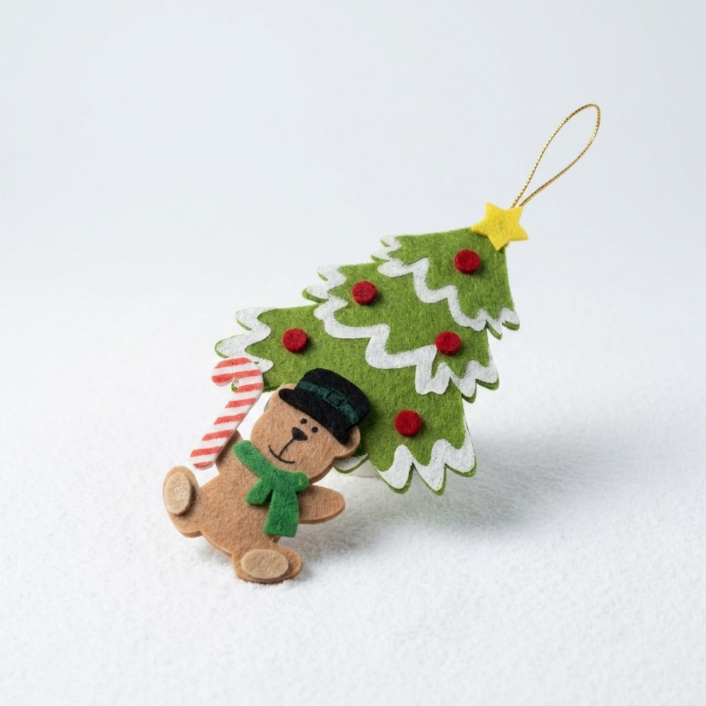 20cm Felt Tree Decoration