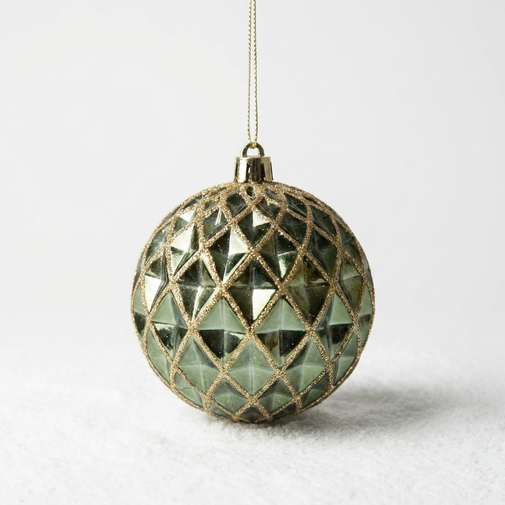 8cm Shatterproof Shiny Bauble