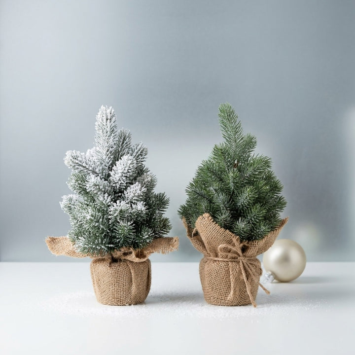 30cm Tree In Burlap Pot