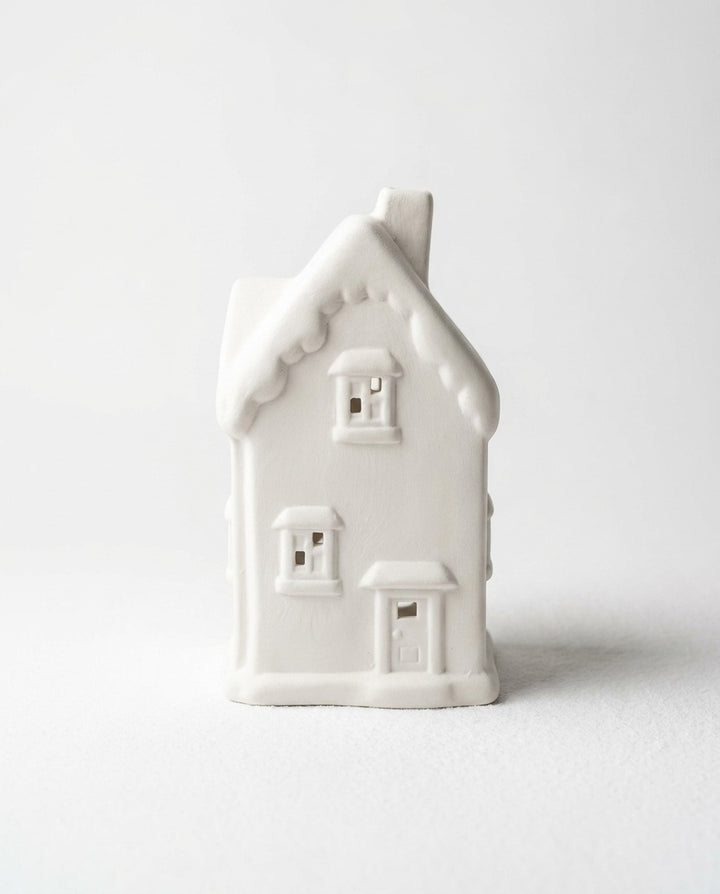 Porcelain House Tealight Holder
