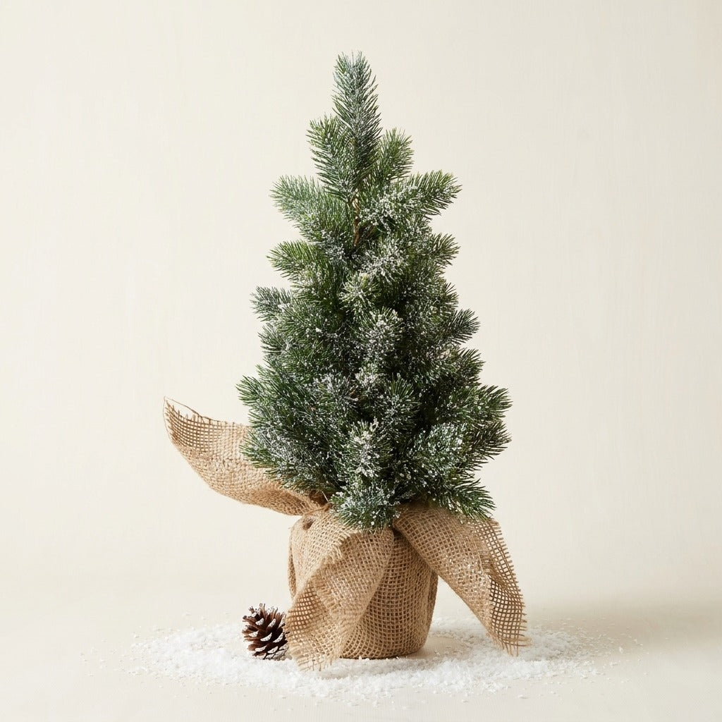 45cm Tree In Burlap Pot