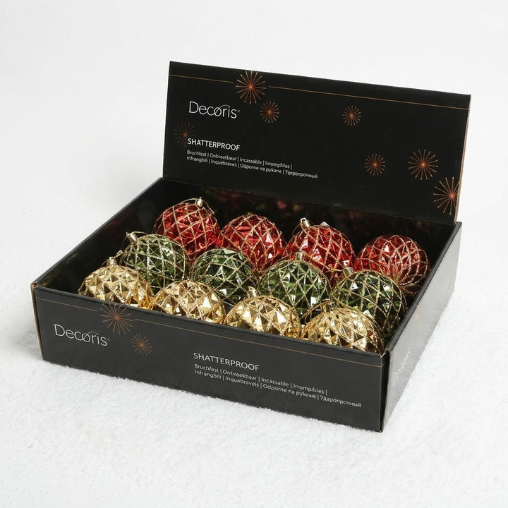 8cm Shatterproof Shiny Bauble