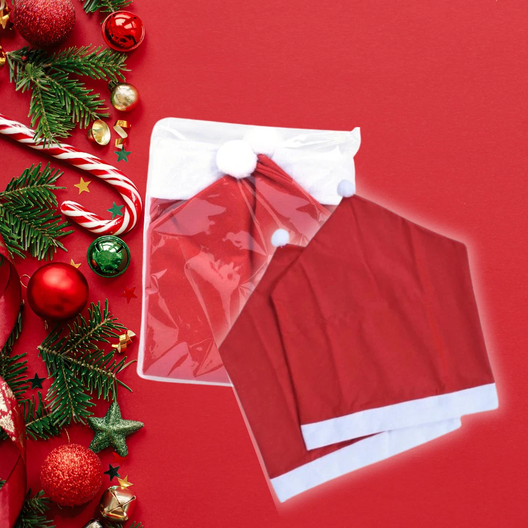 Chair Covers - Santa Hat (Pack of 2)