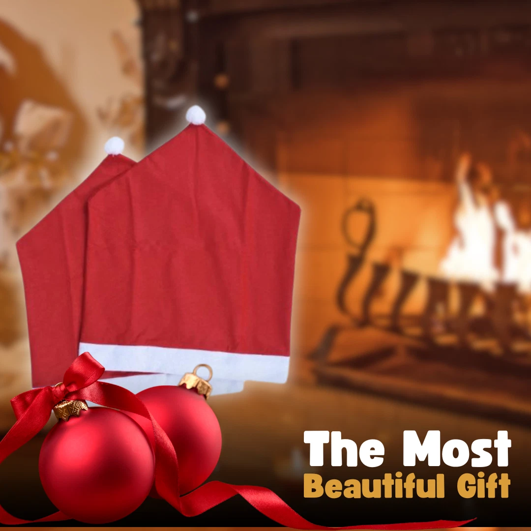Chair Covers - Santa Hat (Pack of 2)