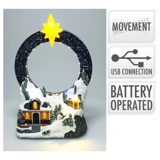 28cm Christmas Village W/ LED