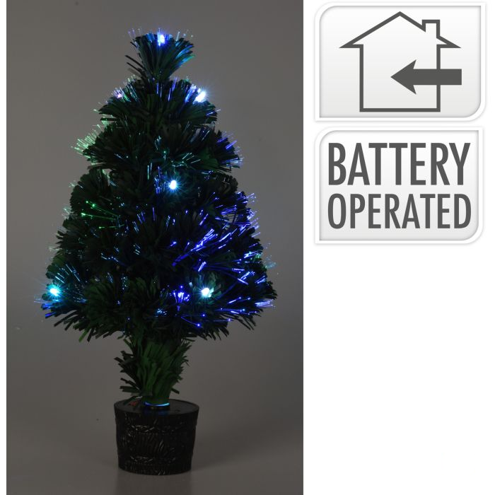 45cm Fibre Optic Tree W/ LED Lights