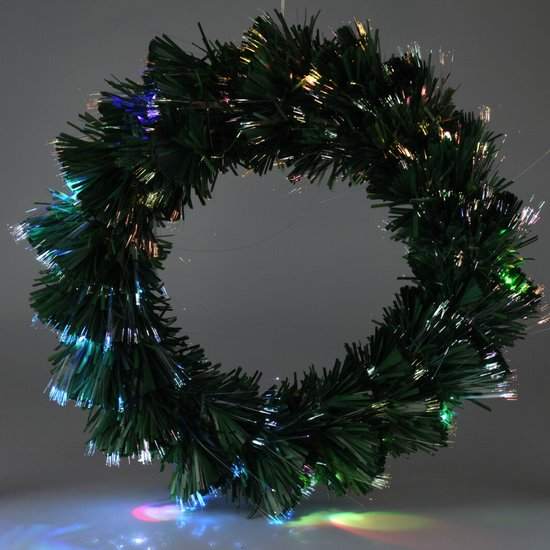 20" Fibre Optic Wreath