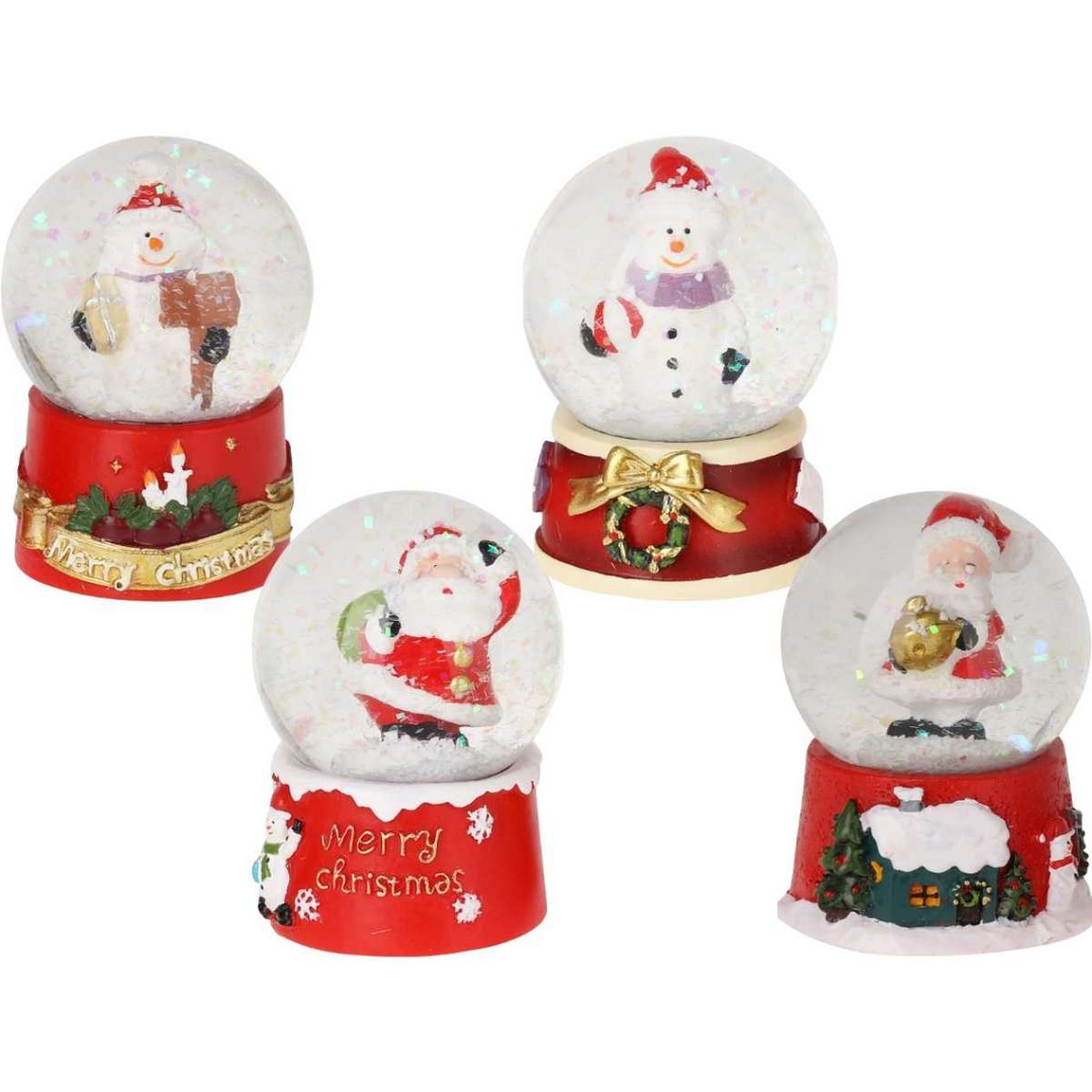 6cm Christmas Snowglobe W/ Figure