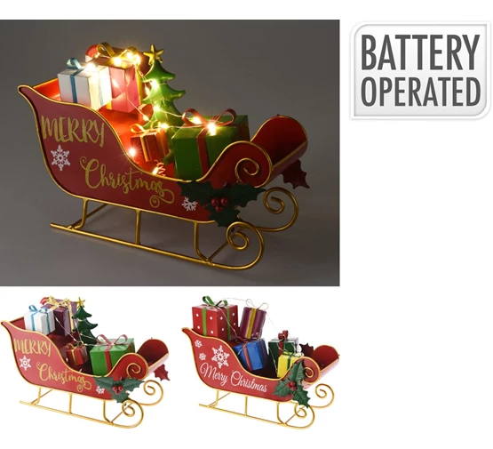 Sleigh W/ Presents LED