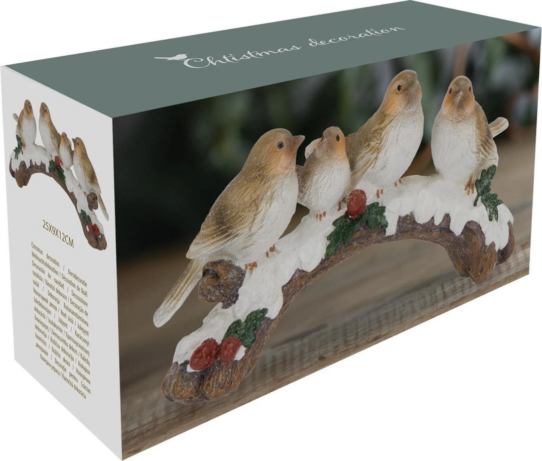 Birds Sitting On Branch