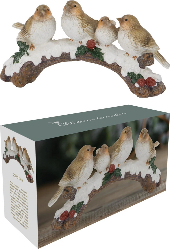 Birds Sitting On Branch