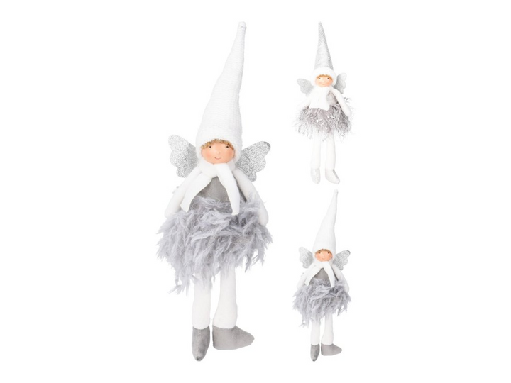 40cm Angel Girl - Silver
