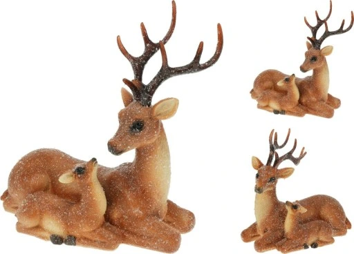 20cm Deer With Fawn