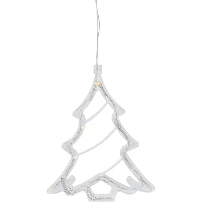 Lit Window Decoration W/ Suction Cup