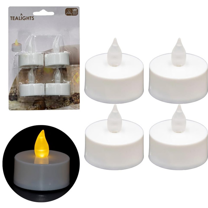 4 Battery Tealights