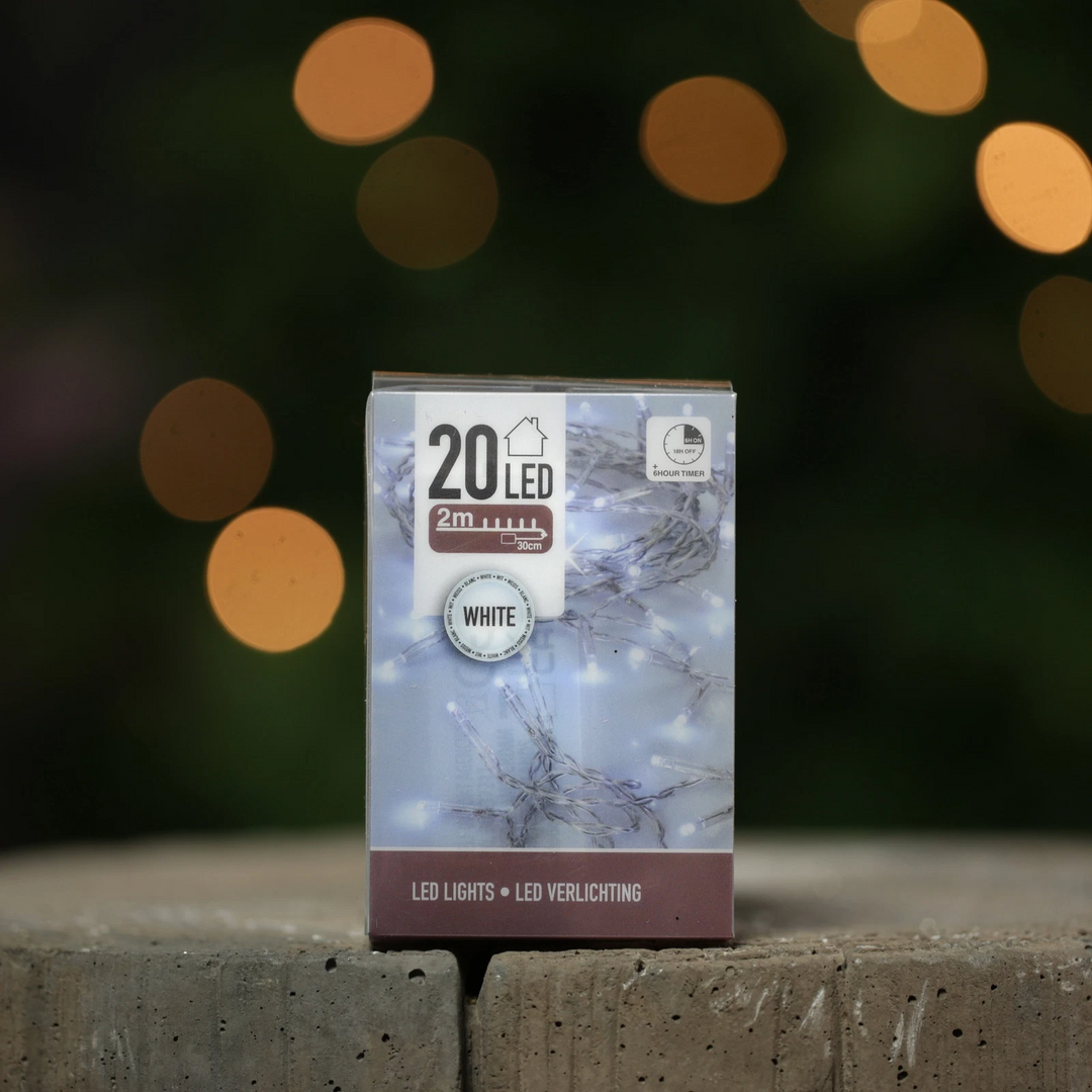 20 Battery Lights W/ Timer