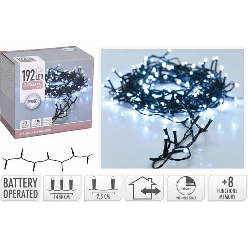 192 Battery Lights with Timer